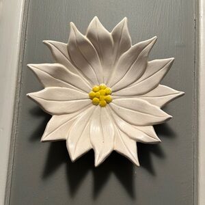White Flower Wall Decor